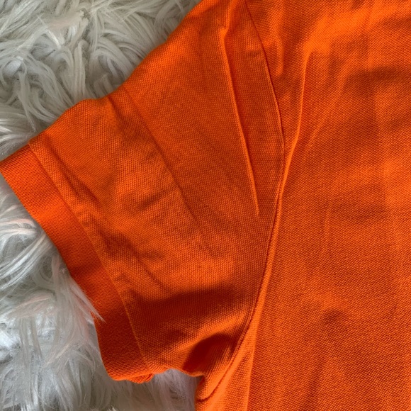 NWOT Hollister orange men’s polo shirt - Picture 3 of 4